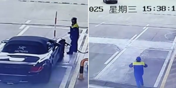 porsche driver petrol bill