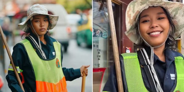 street sweeper good looks thailand