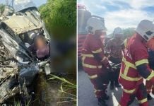 suv crashed lorry