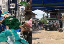 boy showing off shotgun