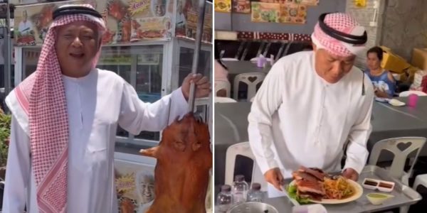 islamic attire grilled pork