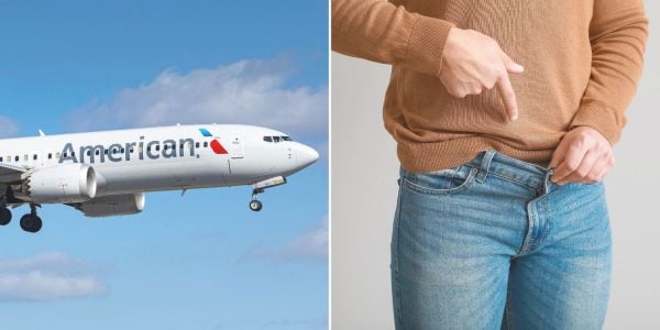lewd act American Airlines