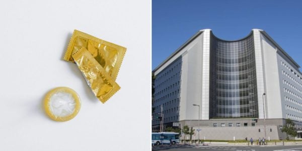 post employee condom