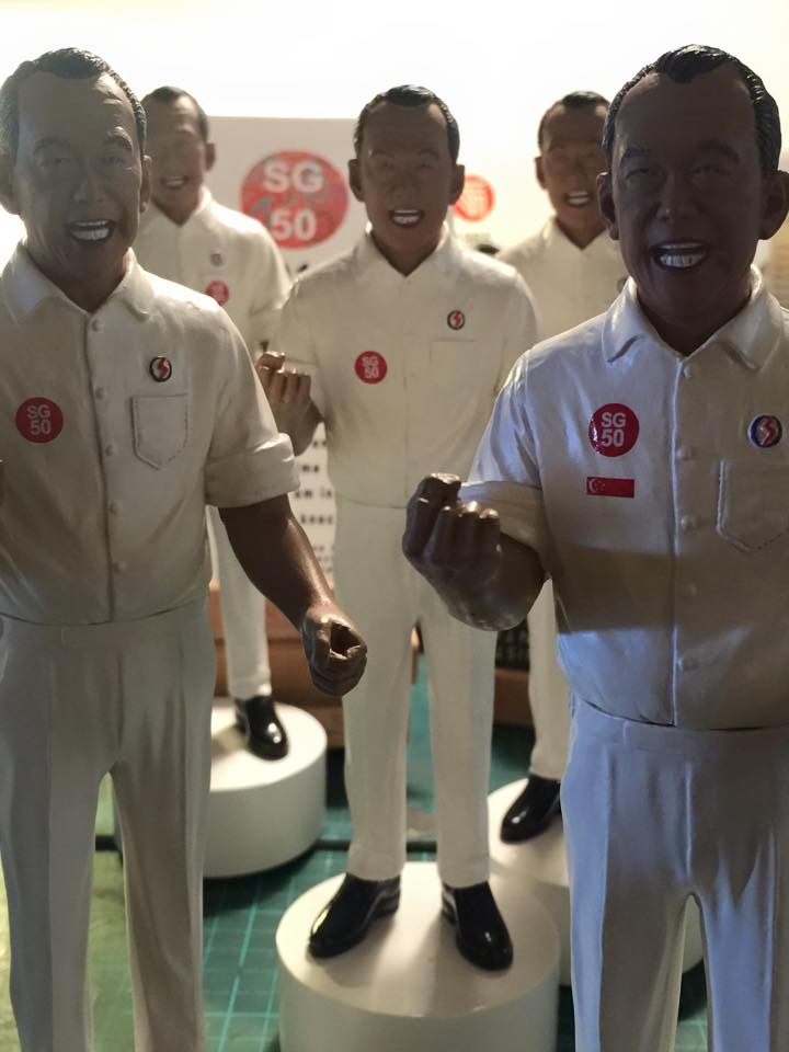 Action figures Singapore politicians