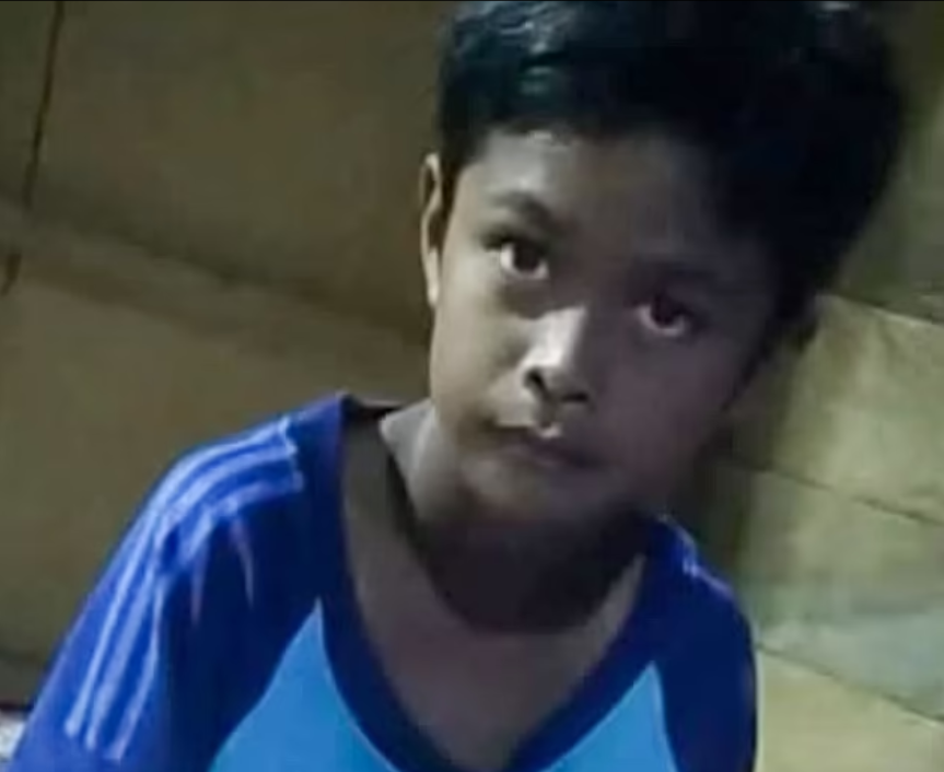 boy crocodile indonesia