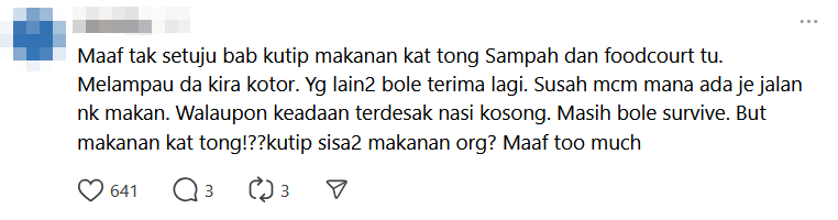 man leftovers food courts