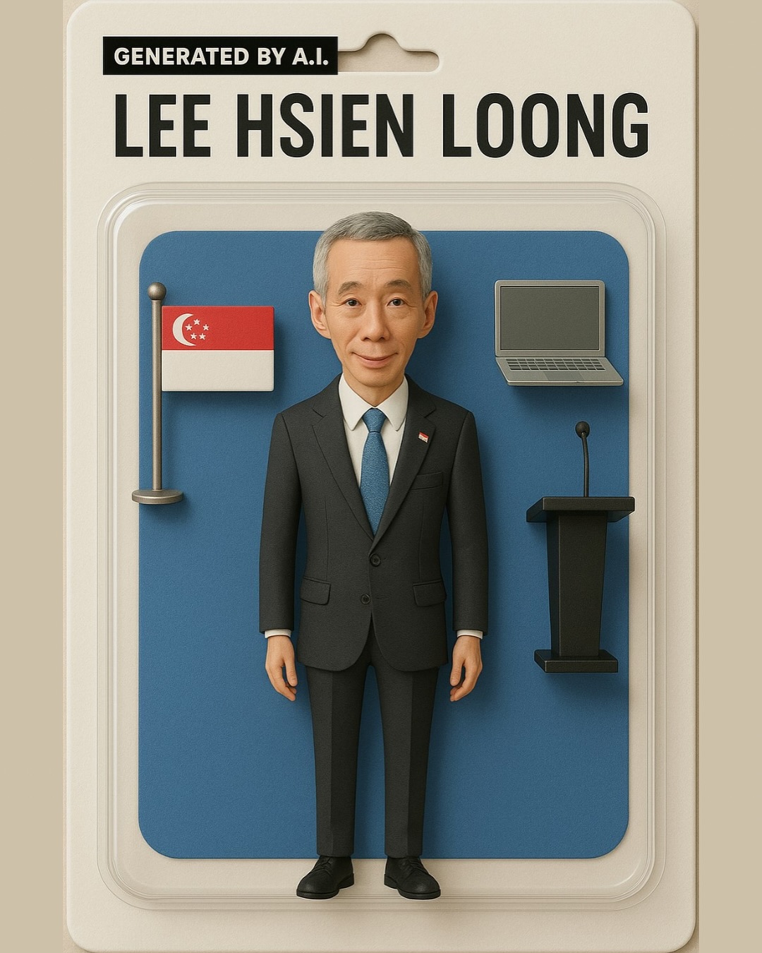 Action figures Singapore politicians