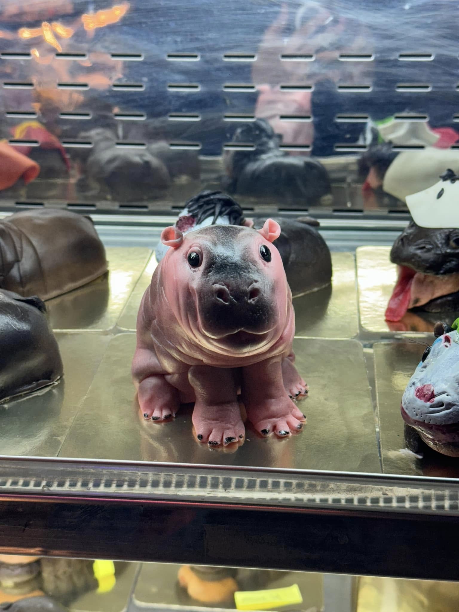 Café monitor lizard cake moodeng