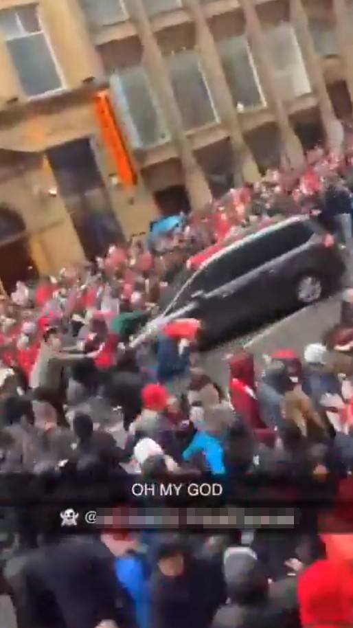 car liverpool title parade 