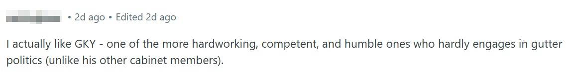 opinions Gan Kim Yong