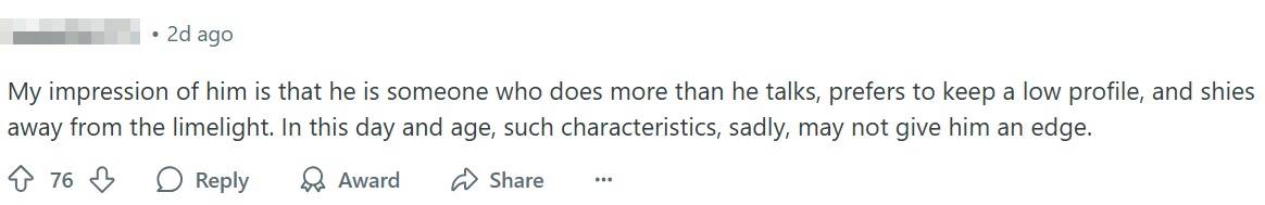 opinions Gan Kim Yong