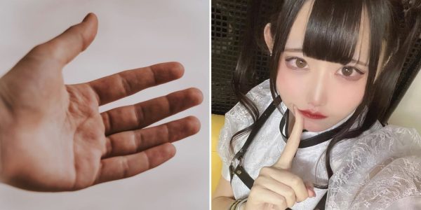 cosplayer boyfriend's finger