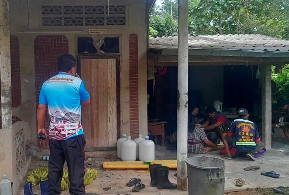 man picking up grenade (2)