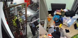 men pretend police rob