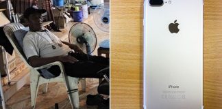 security guard iphone stolen