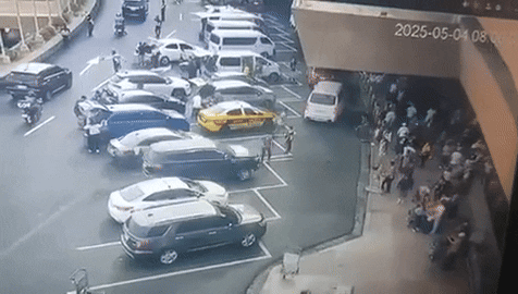 suv crashes manila airport