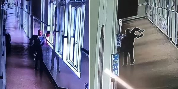 teacher throw student window