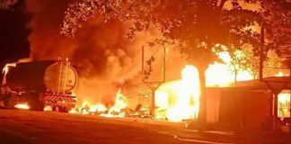 teenagers fuel tanker explosion