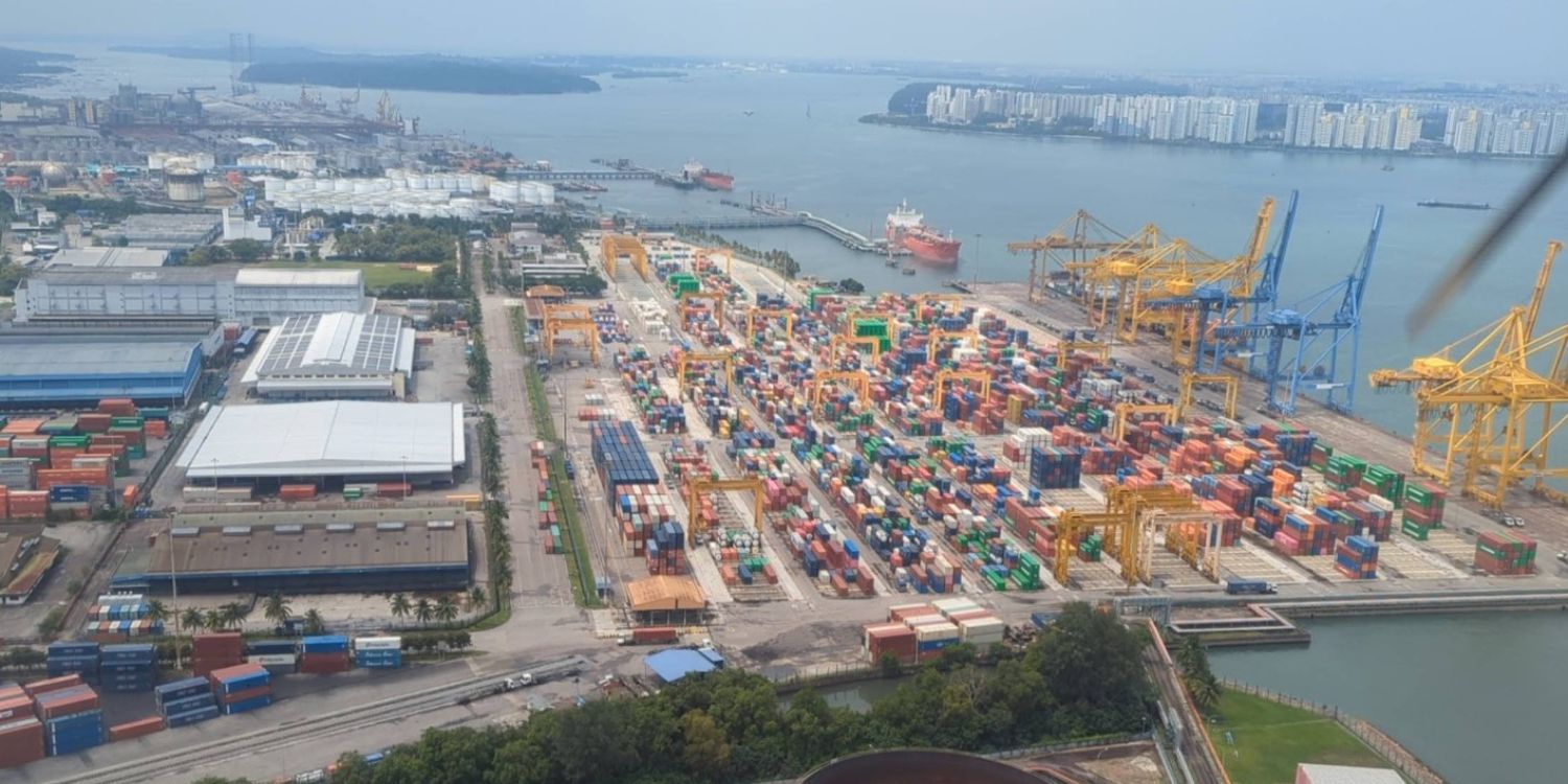 New quay crane tips over at Tuas Port, no injuries reported