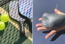 Pickleball rock