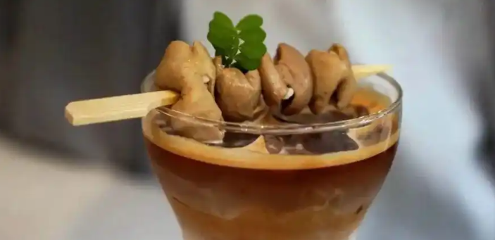 coffee pork intestine