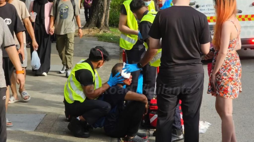 Cyclist sent to hospital after collision with car along Aljunied Road ...