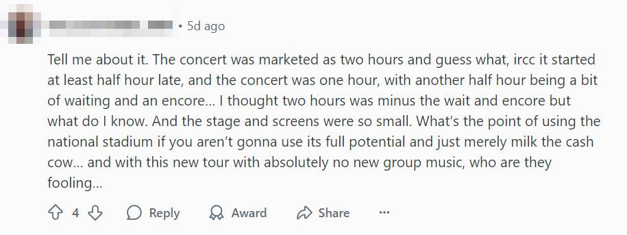 blackpink ticket not worth