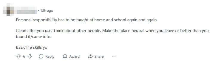 singapore declining hygiene