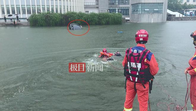 passenger sinking car