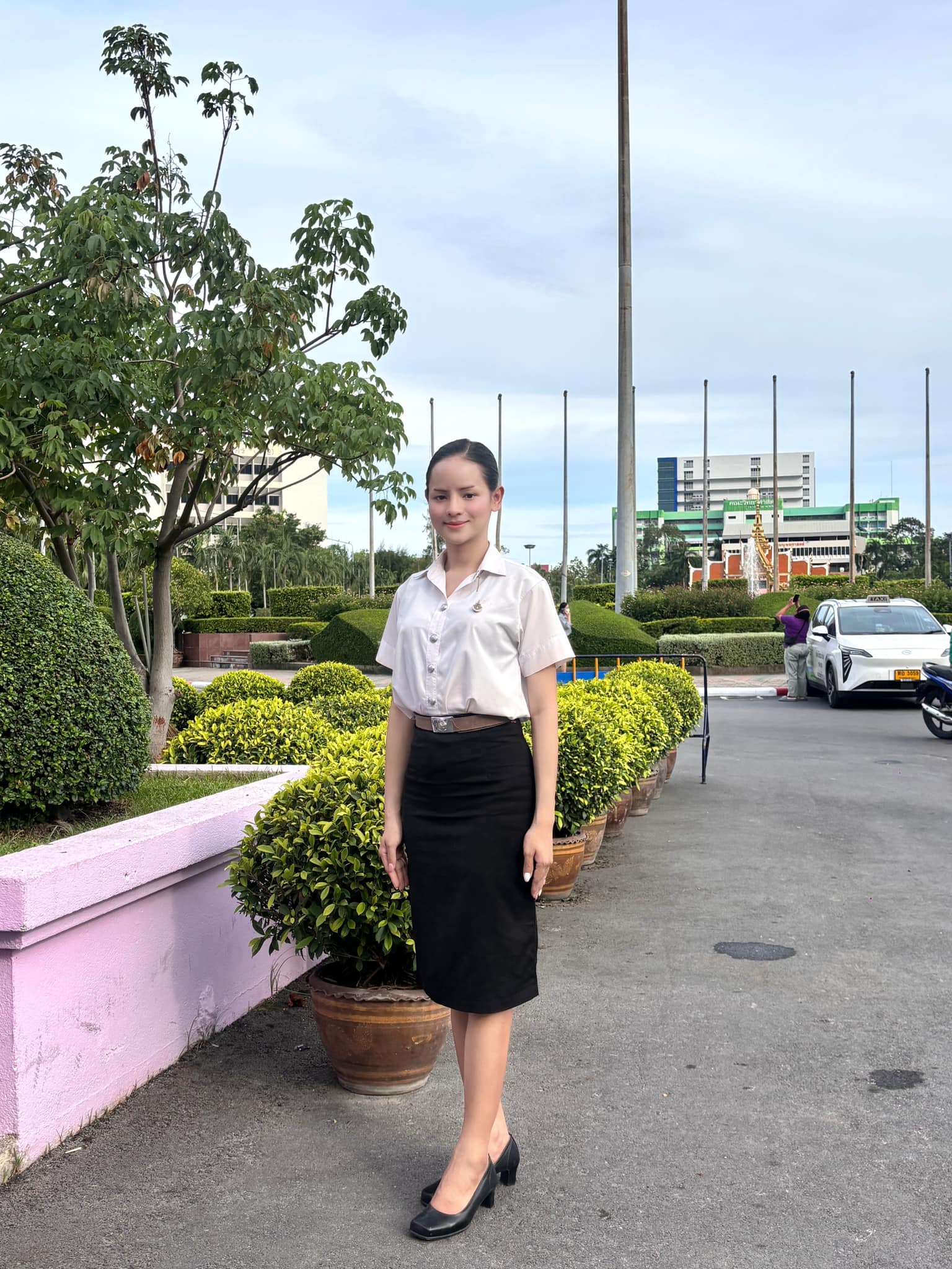 exam teacher female uniform outfit