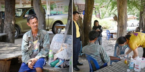 man 700km walk cannabis