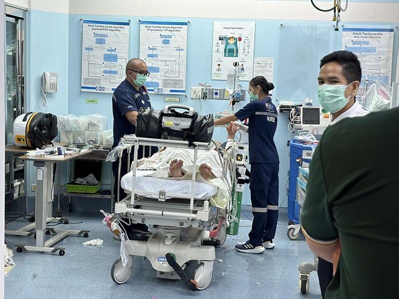 man seizure meth pills hospital