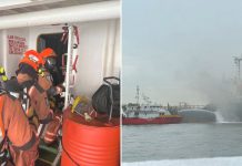 oil tanker fire