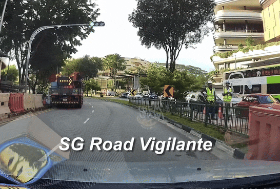 punggol cyclist green light
