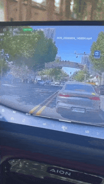 sinkhole china 2 vehicles dashcam