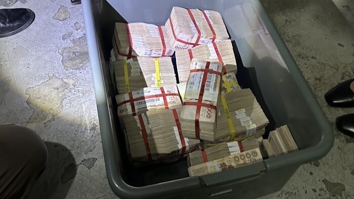 thailand box garbage cash money