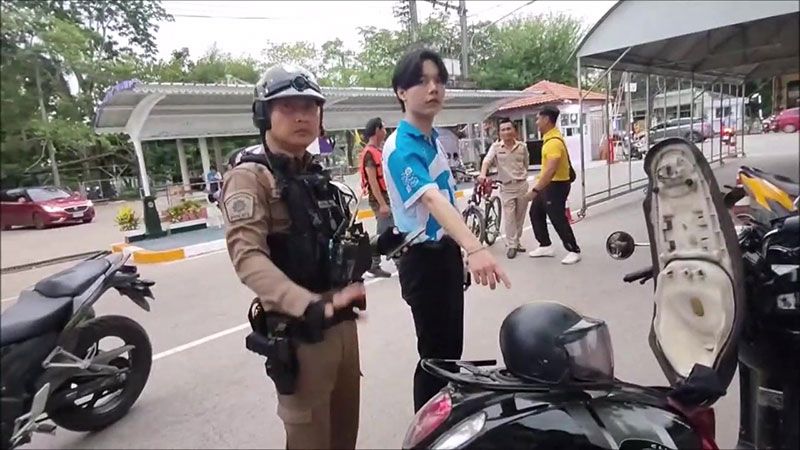 student stolen motorbike