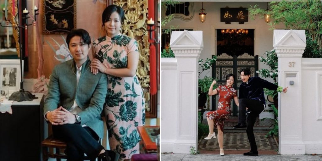 S'pore actor Chen Xi gets married to Japanese fiancée in Peranakan ...