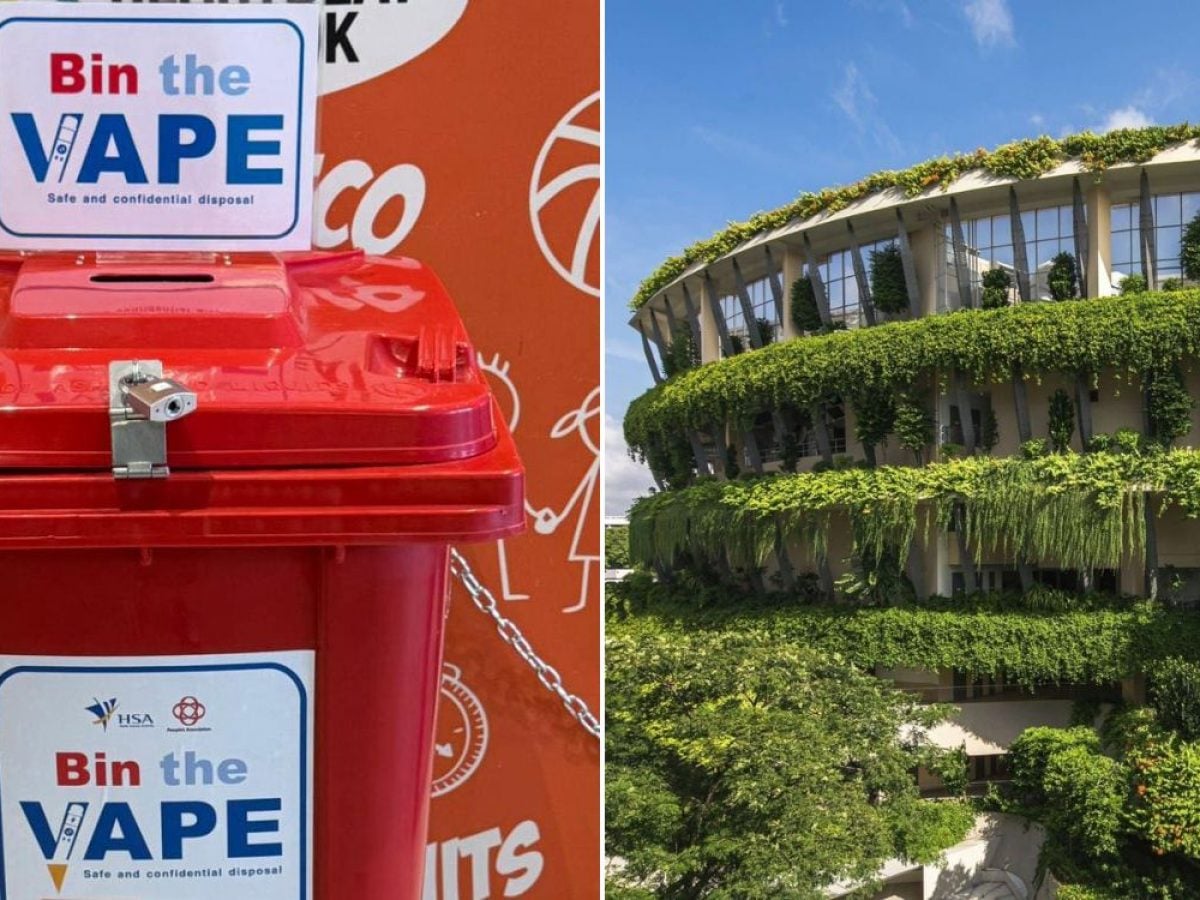 Vape disposal bin in Bedok more than half-full after 4 days, emptied by HSA