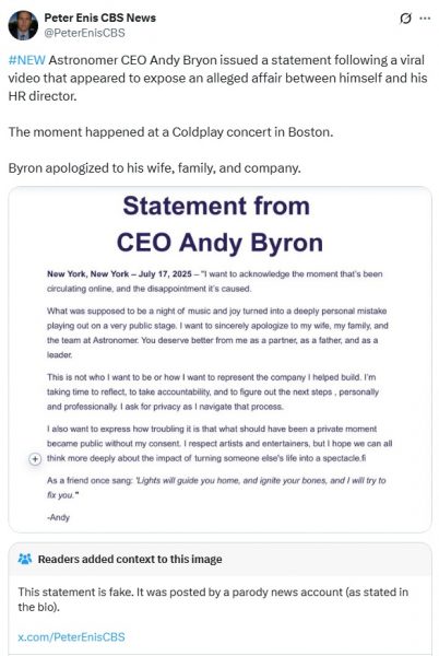 Astronomer CEO & HR lead reportedly put on leave after getting caught ...