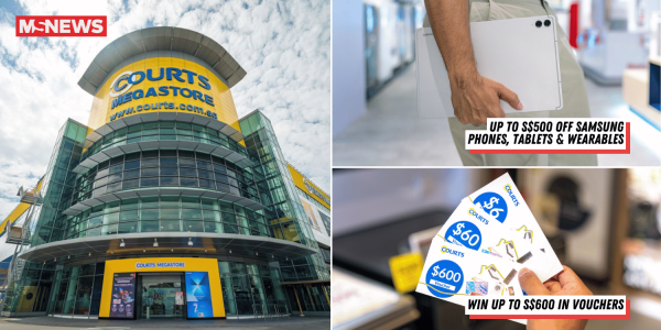 COURTS celebrates SG60 with up to S$6,000 in prizes from Samsung, LG, Dreame, Dunlopillo & Epson