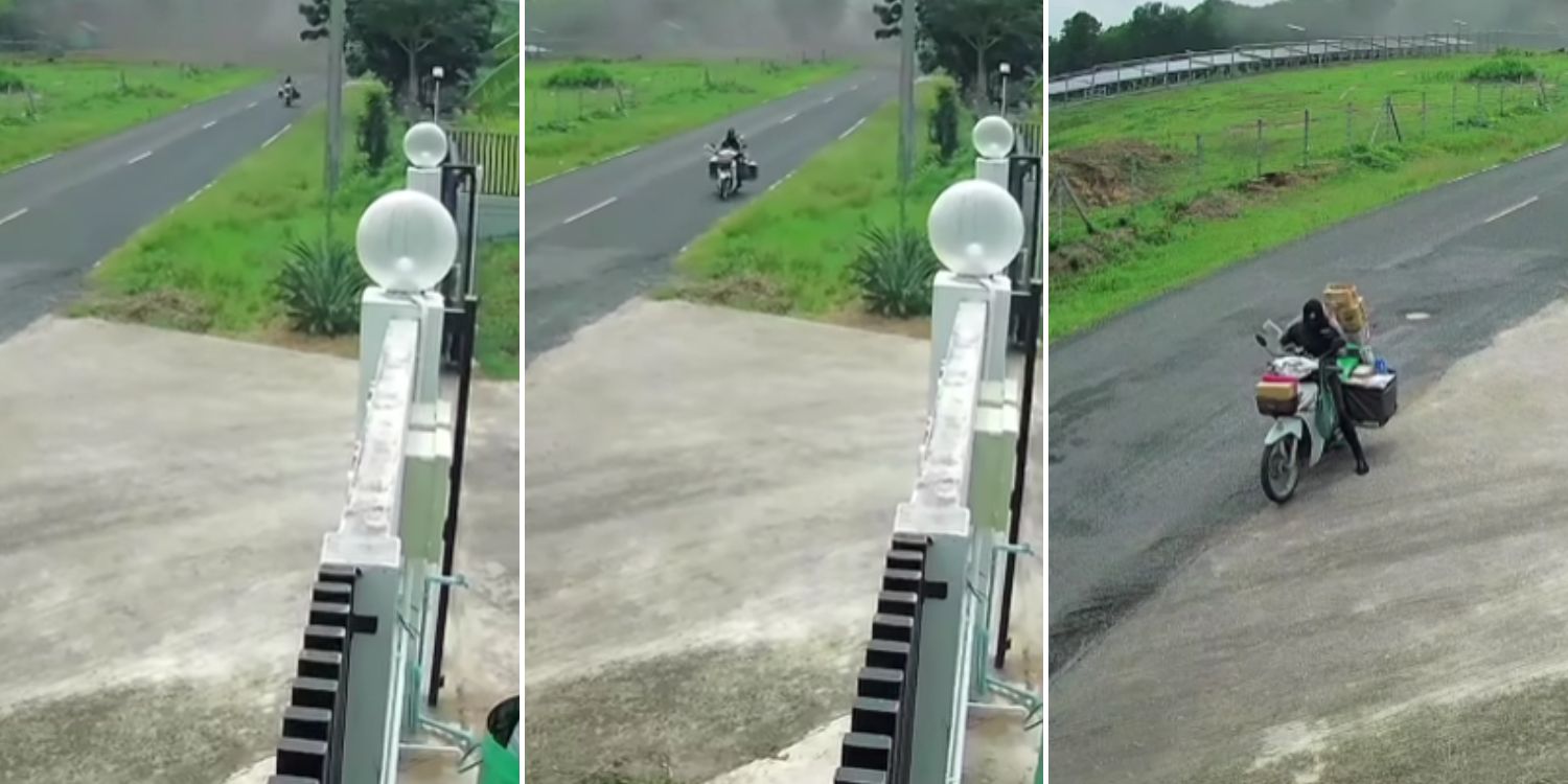 delivery rider rocket strikes