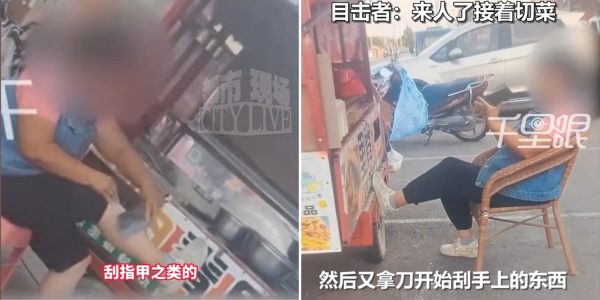 kitchen knife shave legs