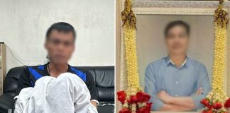 man beating father beer