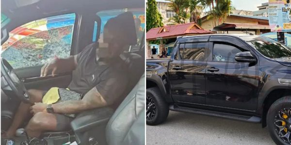 man shooting penang school