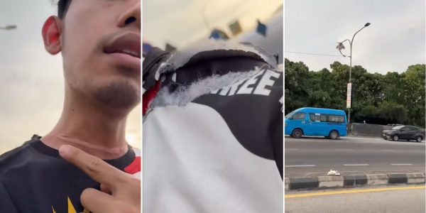 neck slashed kite string