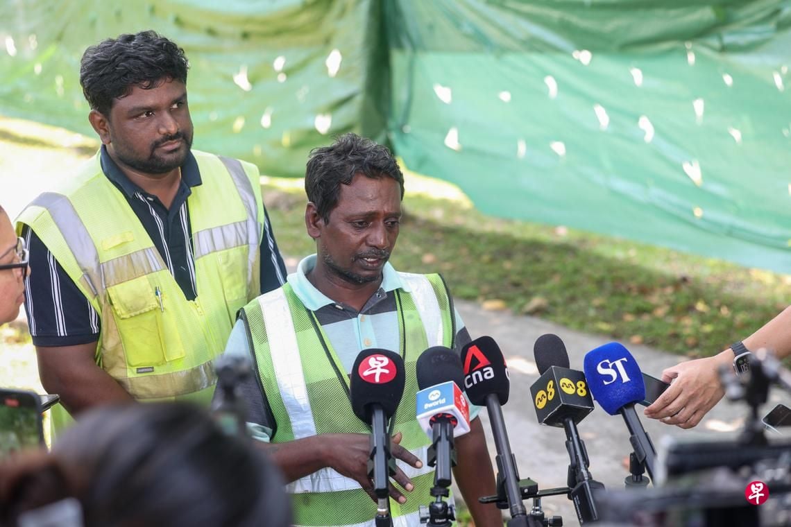 workers sinkhole rescue