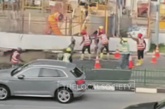 workers sinkhole rescue