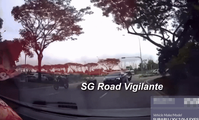 subaru motorcyclist tampines