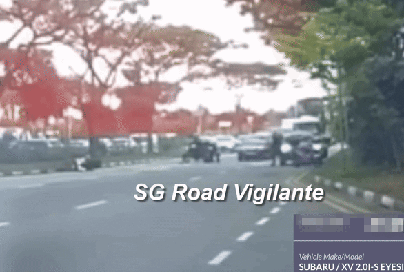 subaru motorcyclist tampines